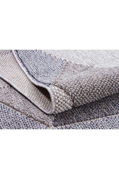 Pavia Serisi Gri Renk Kolay Temizlenen Hav Toz Vermez Halı T-19477