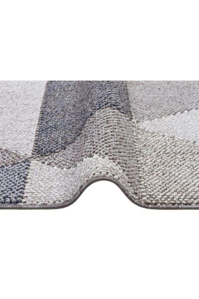 Pavia Serisi Gri Renk Kolay Temizlenen Hav Toz Vermez Halı T-19477