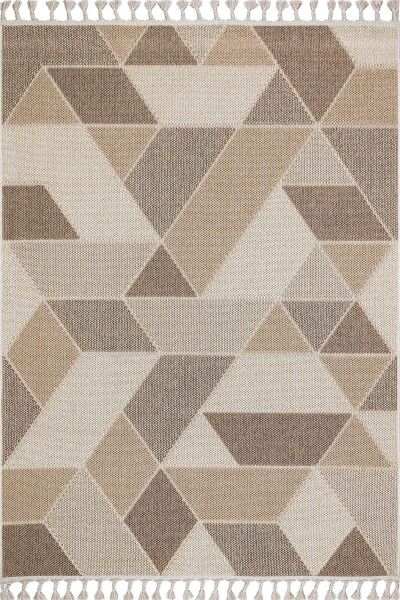 Pavia Serisi Kahve Renk Kolay Temizlenen Hav Toz Vermez Halı T-19477K