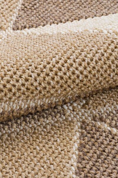 Pavia Serisi Kahve Renk Kolay Temizlenen Hav Toz Vermez Halı T-19477K