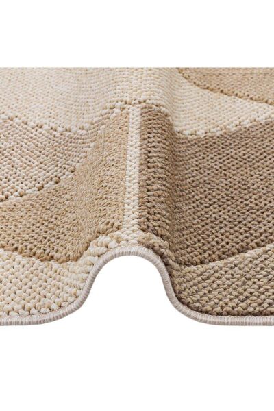 Pavia Serisi Kahve Renk Kolay Temizlenen Hav Toz Vermez Halı T-19477K