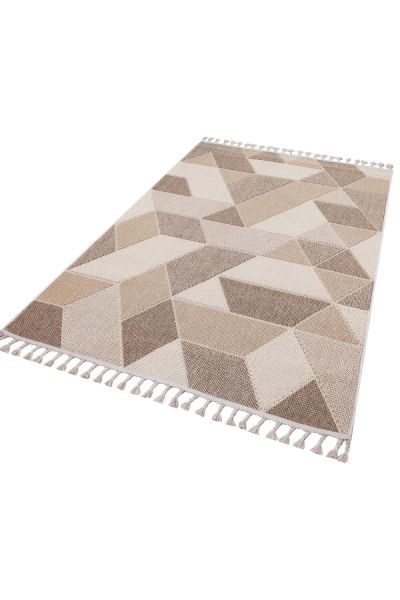 Pavia Serisi Kahve Renk Kolay Temizlenen Hav Toz Vermez Halı T-19477K