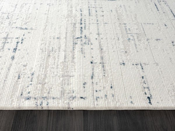 Feel Serisi Akrilik Yüksek Kalite Mavi Renk Makine Halısı FL004M