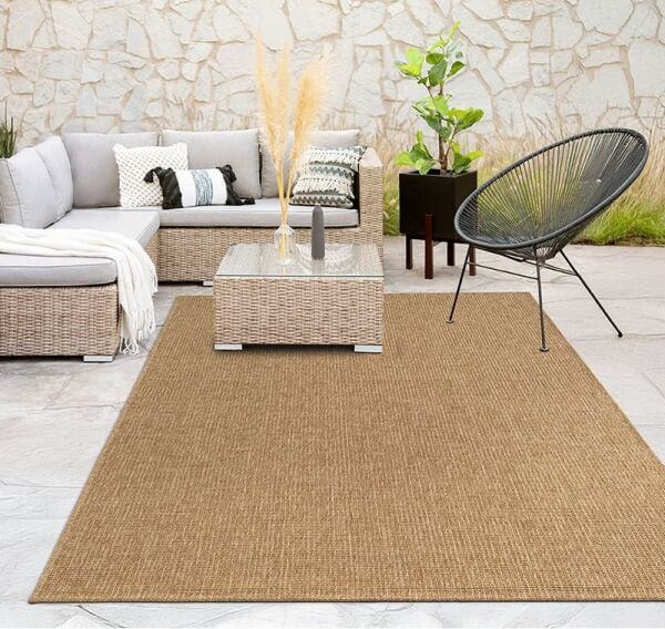 Craft Serisi Bej Renk Kolay Temizlenen Dokuma Halı ST-TI001A