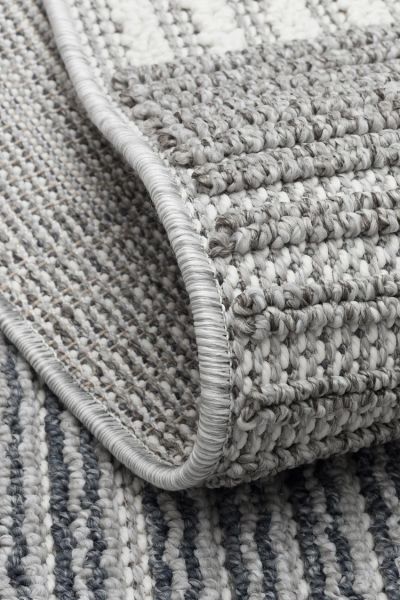 Pavia Serisi Gri Renk Kolay Temizlenen Hav Toz Vermez Halı T-19480