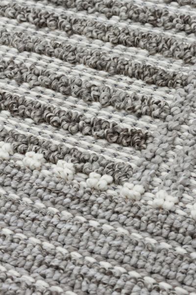 Pavia Serisi Gri Renk Kolay Temizlenen Hav Toz Vermez Halı T-19480