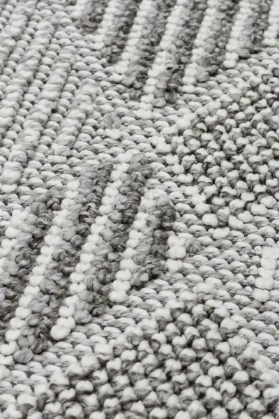 Pavia Serisi Gri Renk Kolay Temizlenen Hav Toz Vermez Halı T-19482