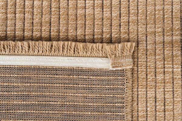 Craft Serisi Bej Jüt Hasır Dokuma Halı S-5007