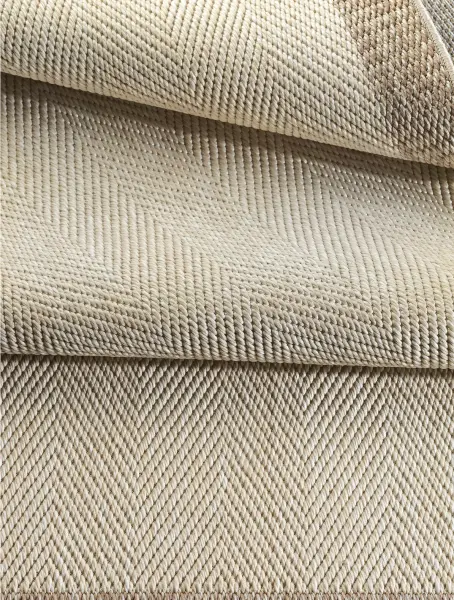 Sisal Serisi Vizon Renk Kaymaz Tabanlı Yıkanabilir Dokuma Halı T-Ar02