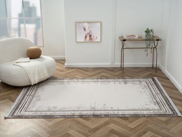 Ottowa Serisi Gri Renk Tozumaz Antialerjik Makine Halısı OT001G