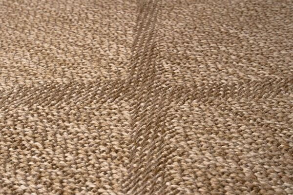 Craft Serisi Bej İskandinav Jüt Hasır Dokuma Halı S-5004