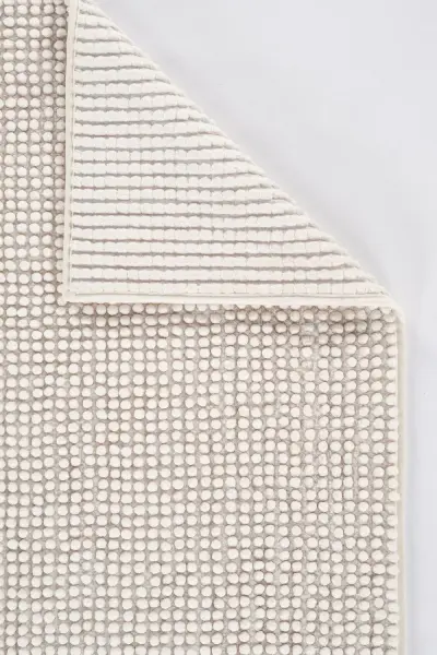 Node Serisi Ekru Renk Kaymaz Yıkanabilir Yumuşak Halı AP-1542