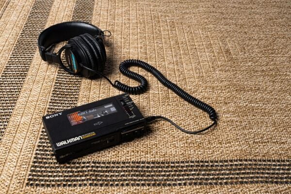 Craft Serisi Siyah Jüt Hasır Dokuma Halı S-5003