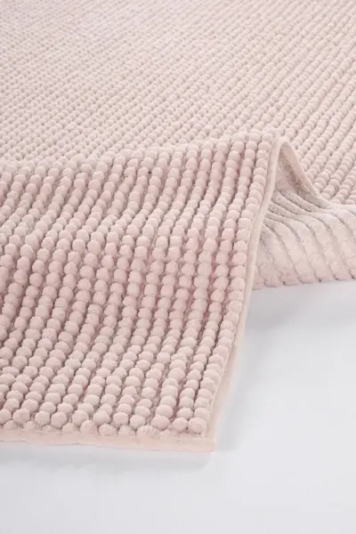 Node Serisi Pudra Renk Kaymaz Yıkanabilir Yumuşak Halı AP-1546