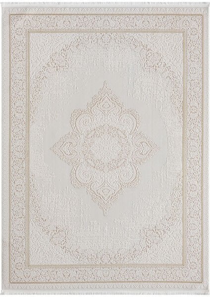 Ottowa Serisi Bej Renk Tozumaz Antialerjik Makine Halısı OT005A