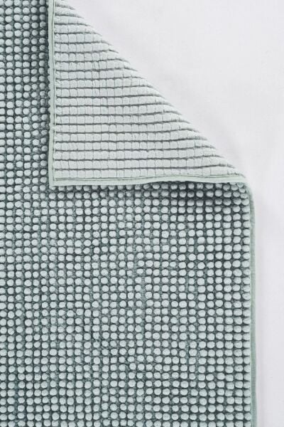 Node Serisi Mint Yeşil Kaymaz Yıkanabilir Yumuşak Halı AP-1545