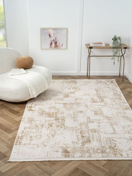 Ottowa Serisi Bej Renk Tozumaz Antialerjik Makine Halısı OT006B