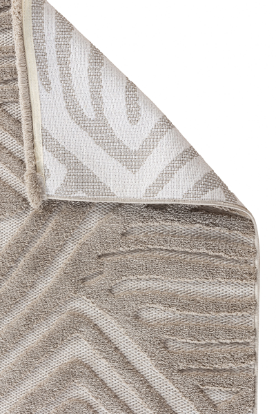 Orion Serisi Bej Renk Yumuşak Modern Makine Halısı AP-4222