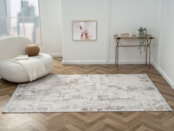 Ottowa Serisi Gri Renk Tozumaz Antialerjik Makine Halısı OT006G