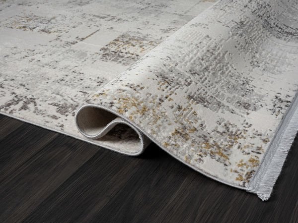 Ottowa Serisi Gri Renk Tozumaz Antialerjik Makine Halısı OT006G