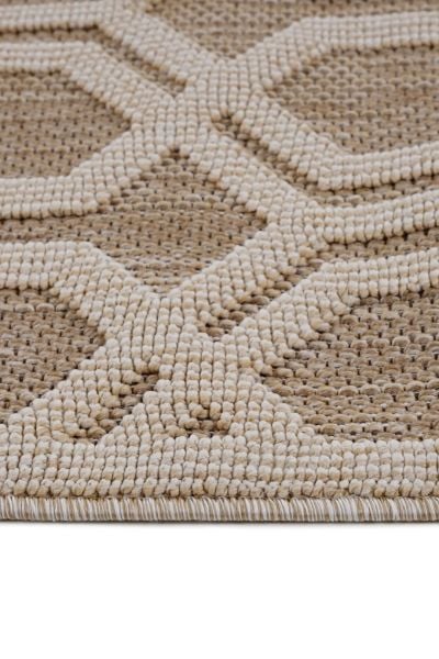 Pavia Serisi Bej Renk Kolay Temizlenen Hav Toz Vermez Halı GA-3000