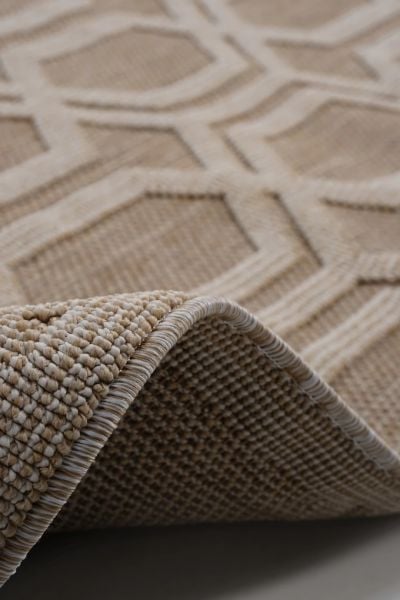 Pavia Serisi Bej Renk Kolay Temizlenen Hav Toz Vermez Halı GA-3000