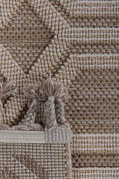 Pavia Serisi Bej Renk Kolay Temizlenen Hav Toz Vermez Halı GA-3000