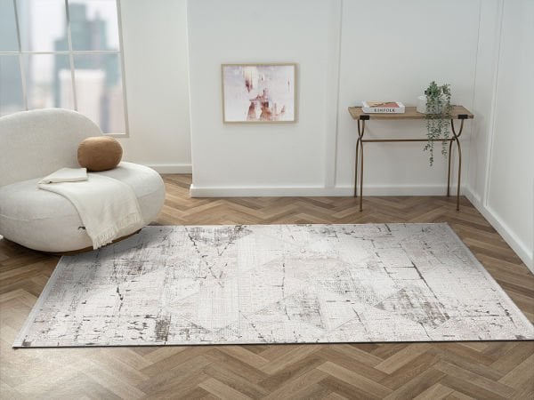 Ottowa Serisi Gri Renk Tozumaz Antialerjik Makine Halısı OT007G