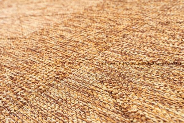 Craft Serisi Kahve Renk Hasır Dokulu Dokuma Halı S-2336