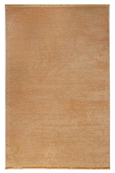 Ada Serisi Hardal Renk Yıkanabilir Şönil Dokuma Halı GA-3232