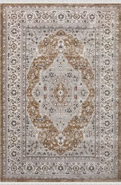 Vintage Serisi Sarı Renk Dokuma Makine Halısı EM-E404