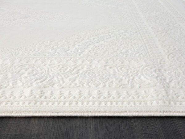 Scala Serisi Triko Akrilik Tozumaz Ekru Renk Makine Halısı SC001A