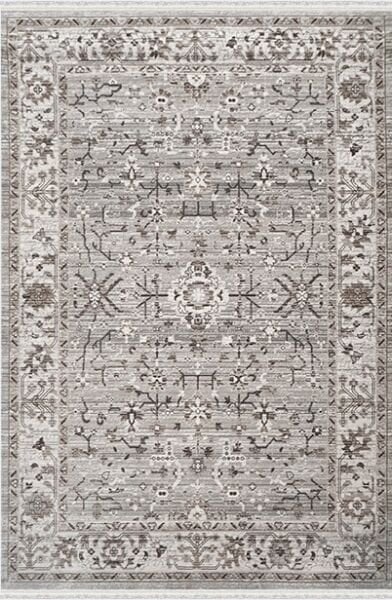 Vintage Serisi Bej Renk Dokuma Makine Halısı EM-E405