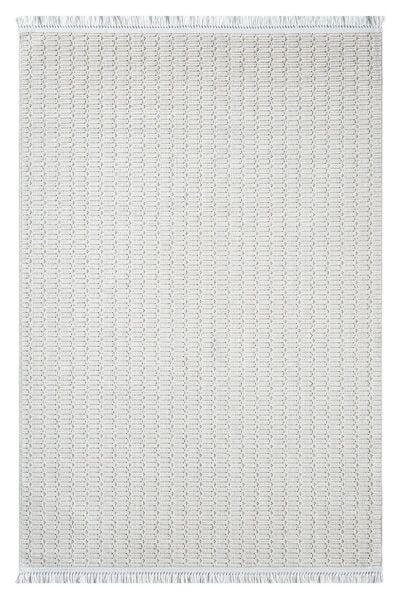 Craft Serisi Krem Renk Hasır Dokulu Dokuma Halı S-2339