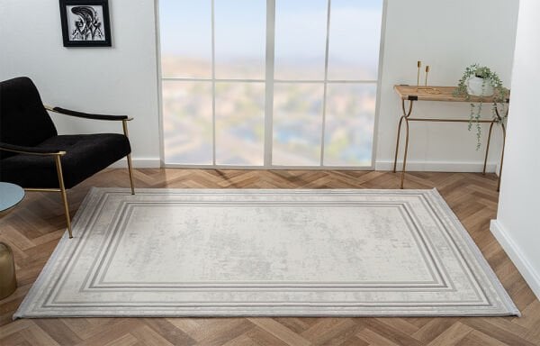 Scala Serisi Triko Akrilik Tozumaz Gri Renk Makine Halısı SC002G