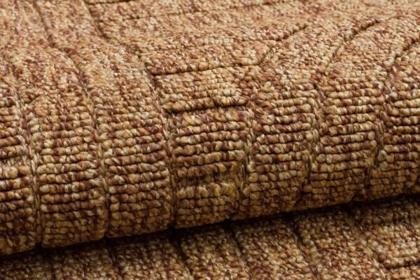 Craft Serisi Kahve Renk Hasır Dokulu Dokuma Halı S-2341