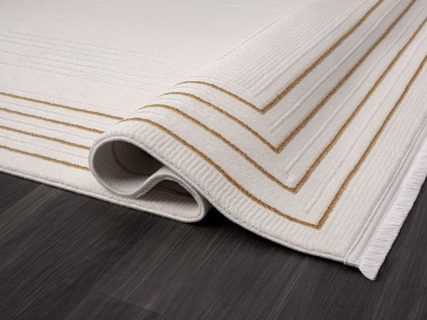 Scala Serisi Triko Akrilik Tozumaz Gold Renk Makine Halısı SC003A