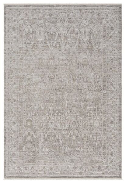 Vintage Serisi Bej Renk Eskitme Desen Dokuma Halı S-P10200