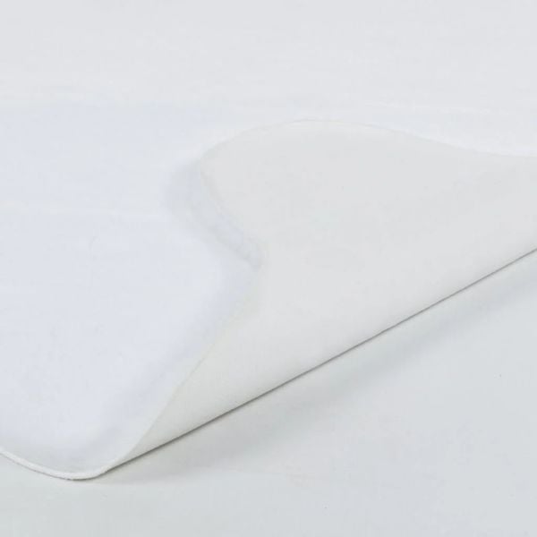 Tavşan Post Beyaz Renk Süet Taban Yıkanabilir Halı MS-32