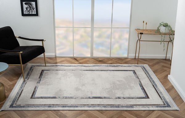 Scala Serisi Triko Akrilik Tozumaz Gri Renk Makine Halısı SC005G