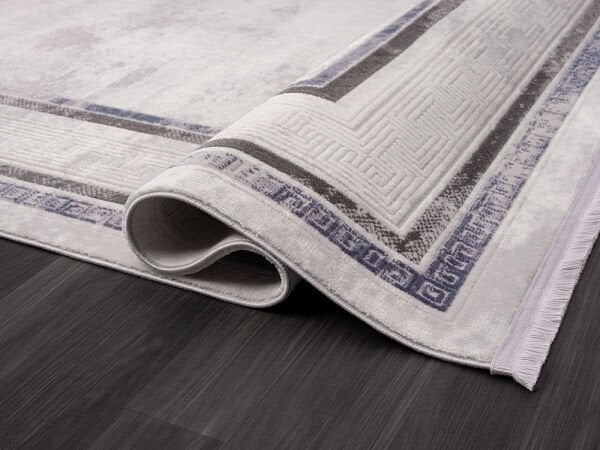 Scala Serisi Triko Akrilik Tozumaz Gri Renk Makine Halısı SC005G