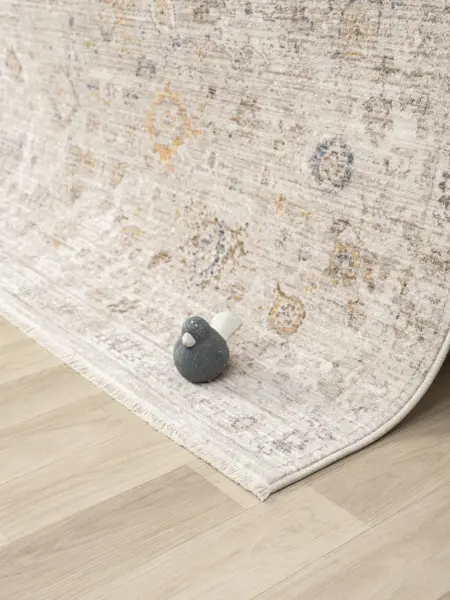 Vintage Serisi Eskitme Desen Dokuma Halı S-P10203