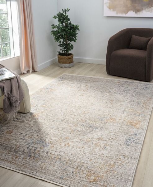 Vintage Serisi Eskitme Desen Dokuma Halı S-P10205