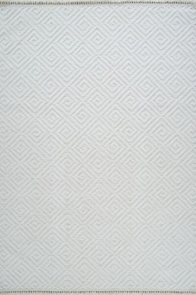 Alessa Serisi Beyaz Renk Dokuma Halı AP-6811