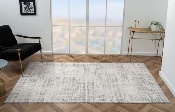 Scala Serisi Triko Akrilik Tozumaz Gri Renk Makine Halısı SC008G