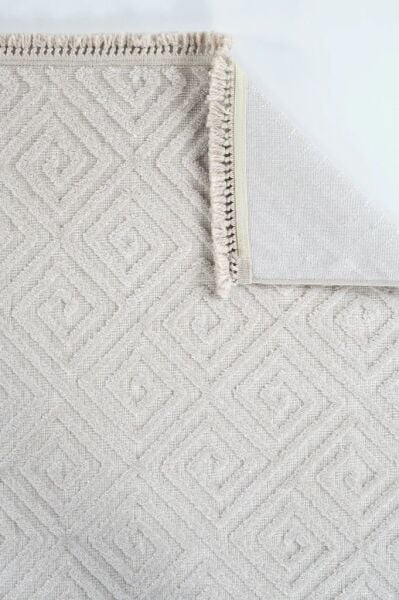 Alessa Serisi Krem Renk Dokuma Halı AP-6812