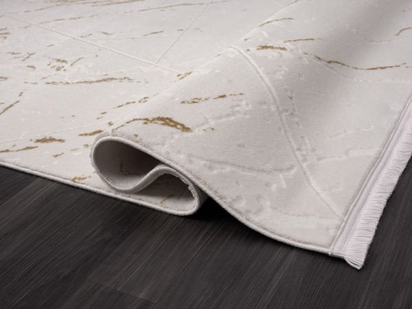 Scala Serisi Triko Akrilik Tozumaz Gold Renk Makine Halısı SC009A