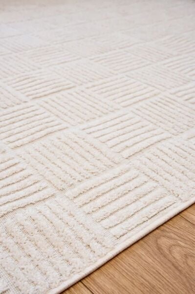 Alessa Serisi Beyaz Renk Dokuma Halı AP-6821