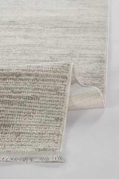 Peru Serisi Gri Renk Yumuşak Dokulu Makine Halısı AP-8423